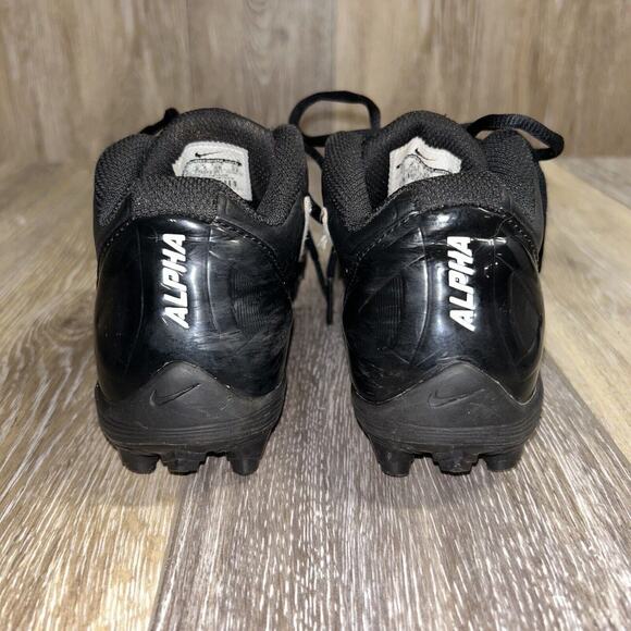 Nike Kids Alpha Strike TD Football Cleats Youth Size 3Y 579374-001 Black Shoes - Picture 7 of 13